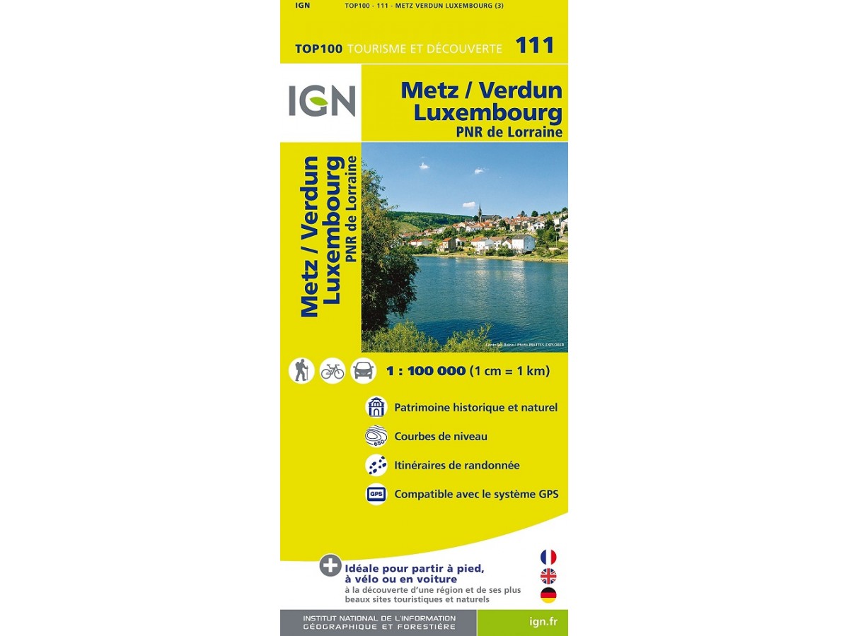 111 IGN Metz Verdun Luxemburg 111 IGN Metz Verdun Luxemburg